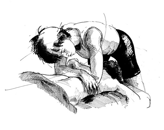 Less is more with NO HANDS Massage