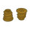 Thumbnail: Brass Spiral Insert, Type-D with Flange, 10-24, 10mm OAL