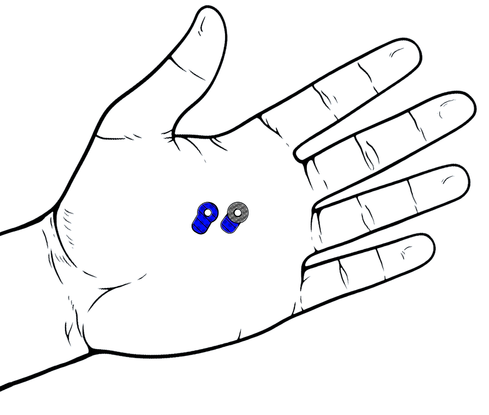 Thumbnail: Stainless Steel, Washer w/ VHB, No. 4