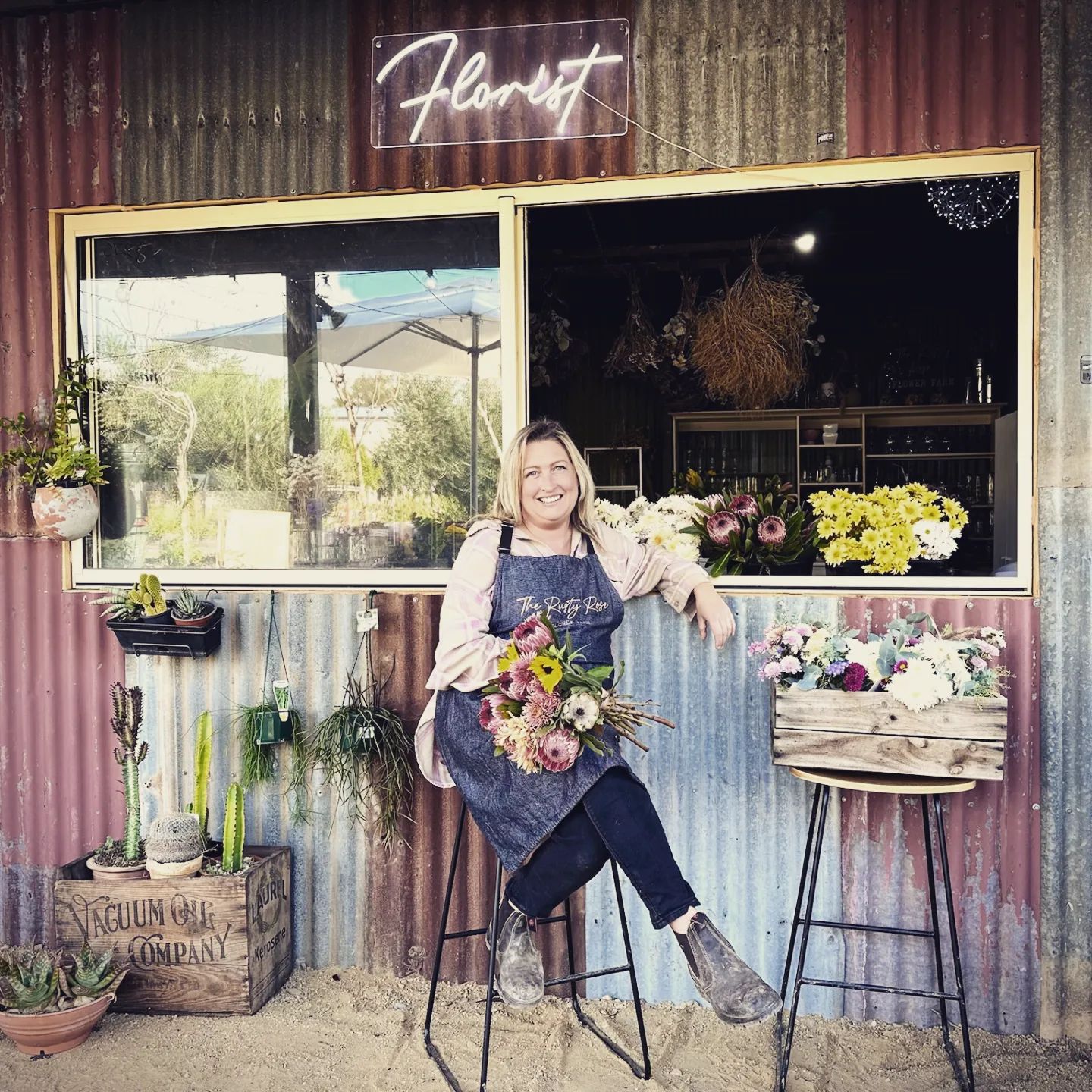 About The Rusty Rose Flower Farm