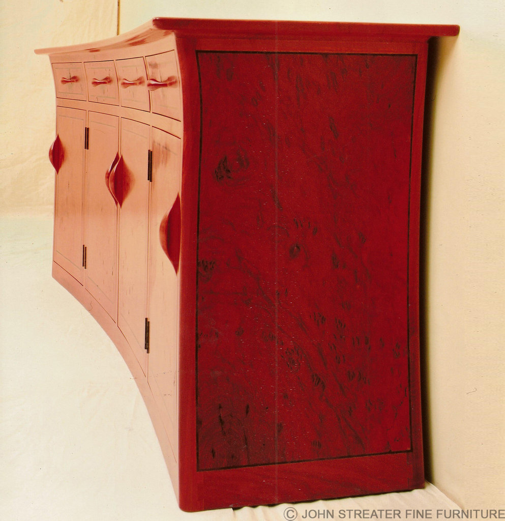 Another view of the curved sideboard