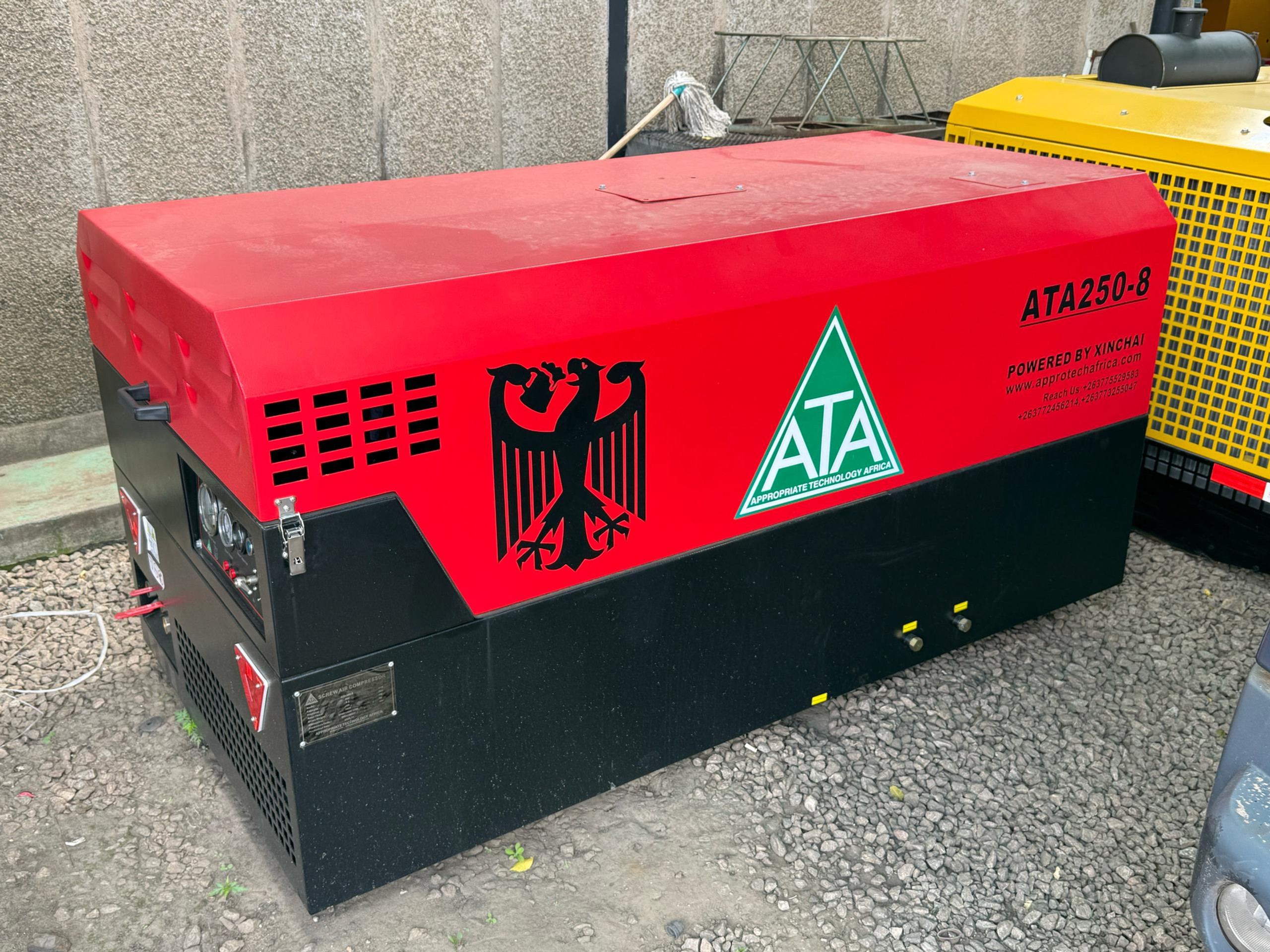 Black Eagle Compressor (Cummins) ATA 250cfm, 55kw, 8 bar,