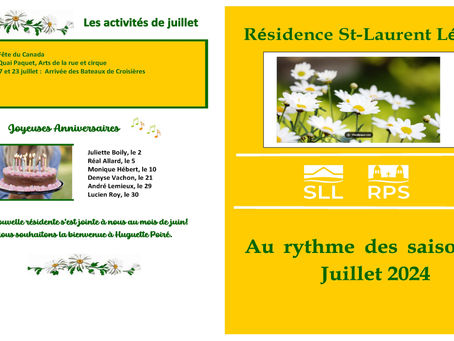 Journal de juillet