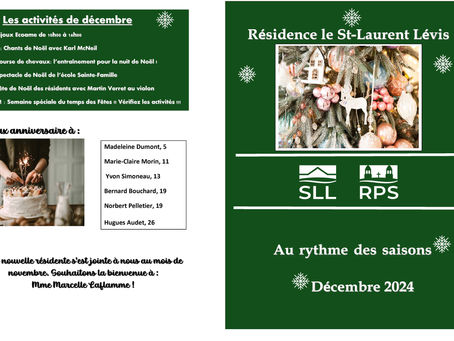 Journal de décembre