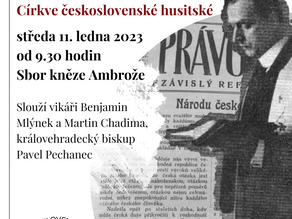 Bohoslužba k výročí vzniku CČSH