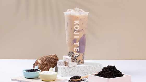 Taro & Purple Rice Milk Tea 芋泥紫米奶茶