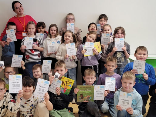 Jēkabpils 2. vidusskolas bibliotēkā aug jaunie lasītāji