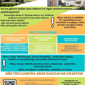 Vai meklē vietu, kur Tavs talants tiks pamanīts un zināšanas pilnveidotas mūsdienīgā vidē?