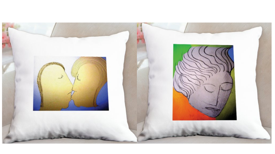 kiss goodnight pillow