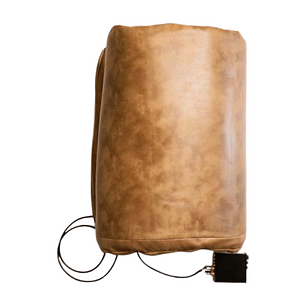  a rolled vibroacoustic therapy mat