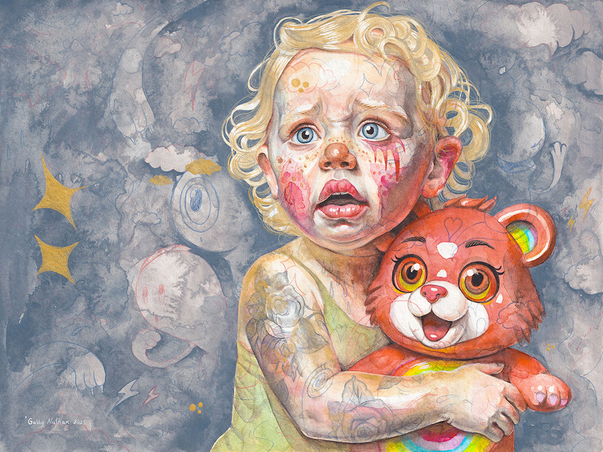 "A witness" print