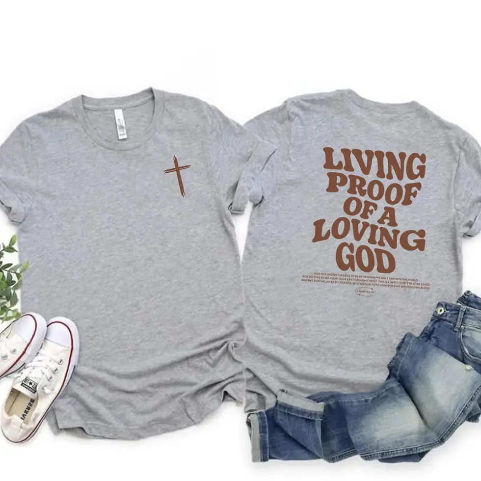 Thumbnail: Aesthetic Christian T-Shirt Christian Apparel Brown Jesus Tshirt