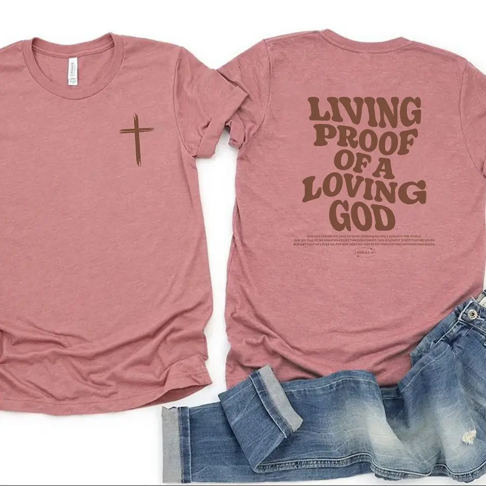 Thumbnail: Aesthetic Christian T-Shirt Christian Apparel Brown Jesus Tshirt