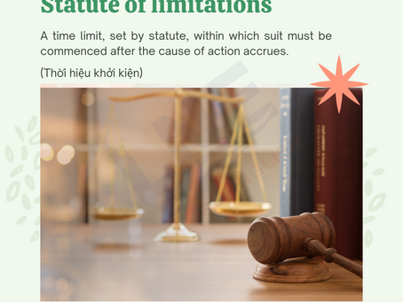 STATUTE OF LIMITATIONS
