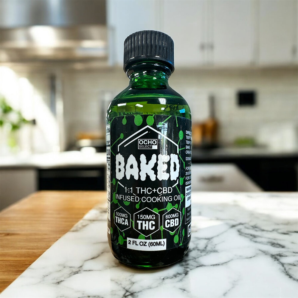 How Our BAKED 1:1 THC + CBD Infused Cooking Oil Works