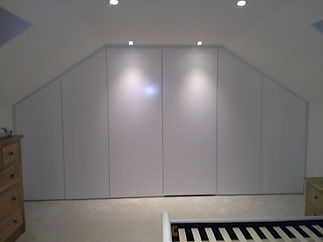 fitted white wardrobes