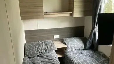 bedroom with two beds