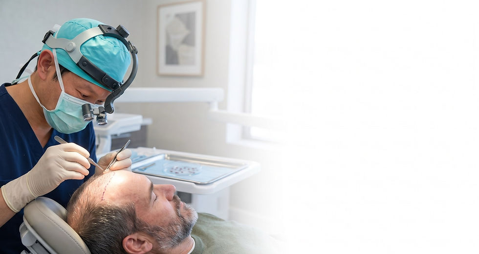 dr. aranas hair transplant surgeon performing surgery