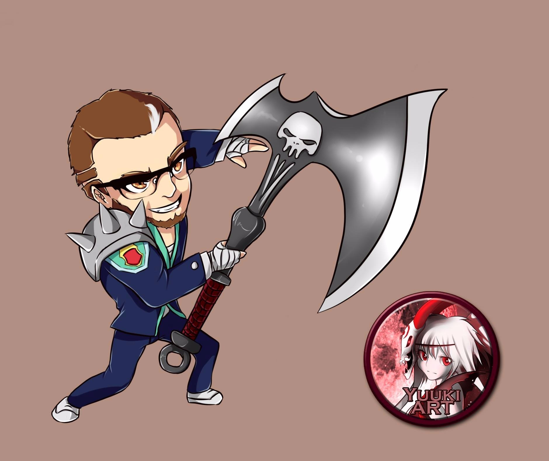 "Selfportrait as Darius from LoL"
