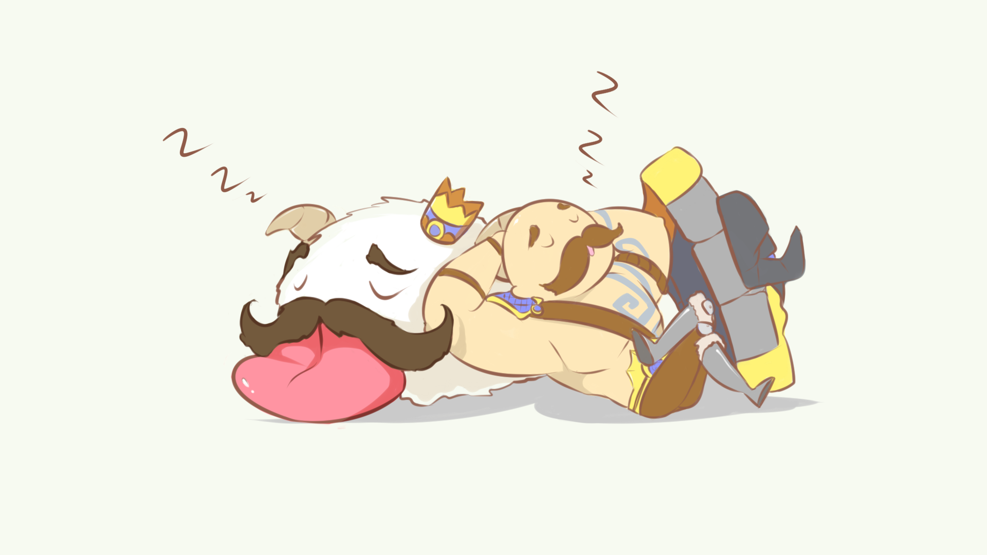 Poro and Braum fan art