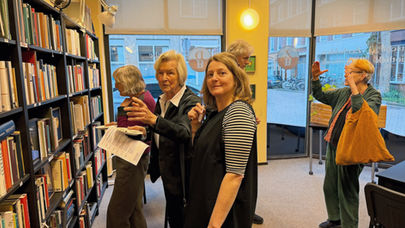 Neujahrsempfang und Vernissage mit Danièle Knirim im Literaturhaus