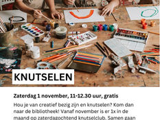 KNUTSELEN 6. december, 11:00 - 12:30