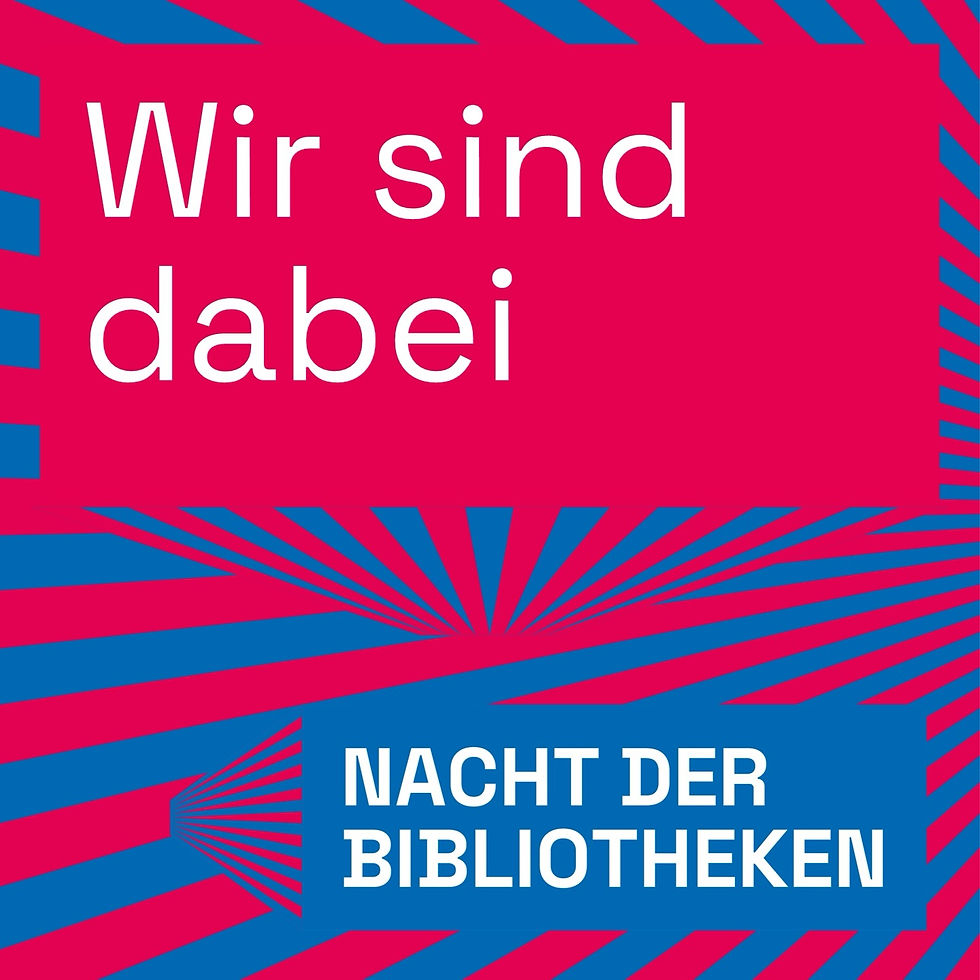 Nacht der Bibliotheken 2025 - Wir sind dabei!
