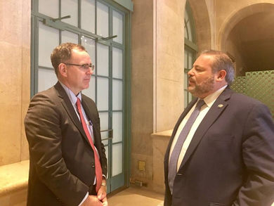 PRESIDENTE DE AMCHAM CON SUB SECRETARIO DE ESTADO DE LOS ESTADOS UNIDOS