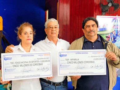 LoterÃa Nacional cumple su onceava entrega de Aporte Social