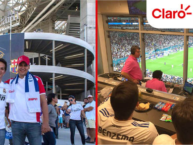 Claro Hogar y Club ESPN los llevaron a ver el
Clásico de Futbol