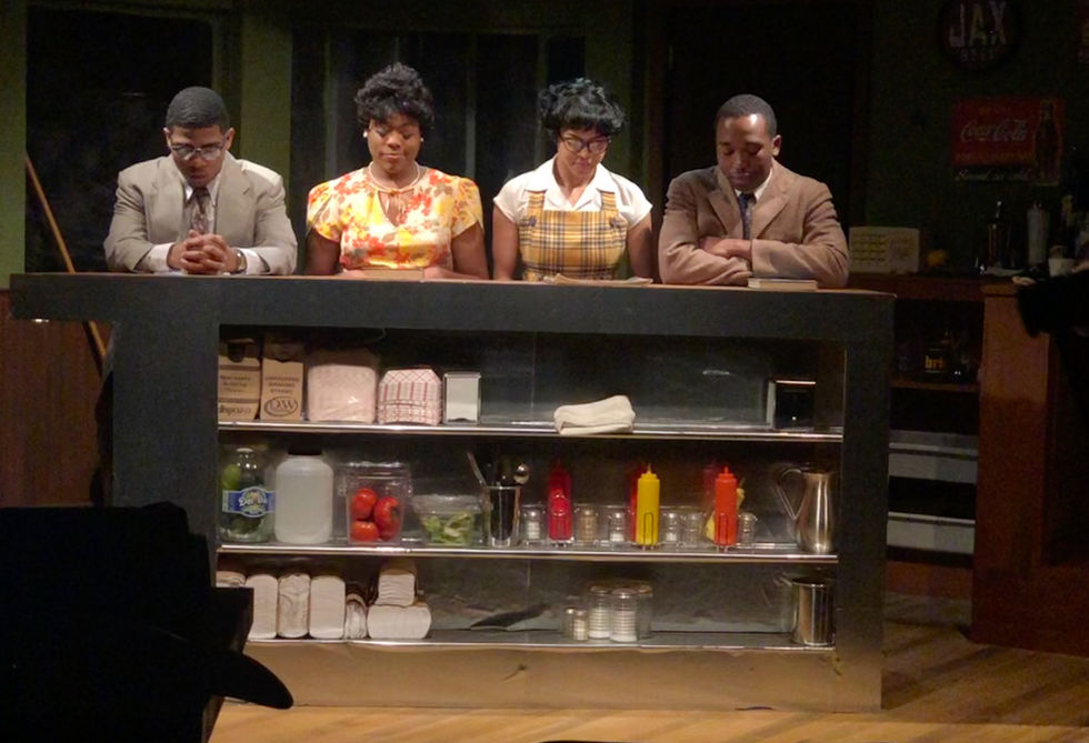 You Are Cordially Invited to Sit In - Scenic Design