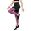 Thumbnail: Ladies Sports Leggings - can you handle print/pink