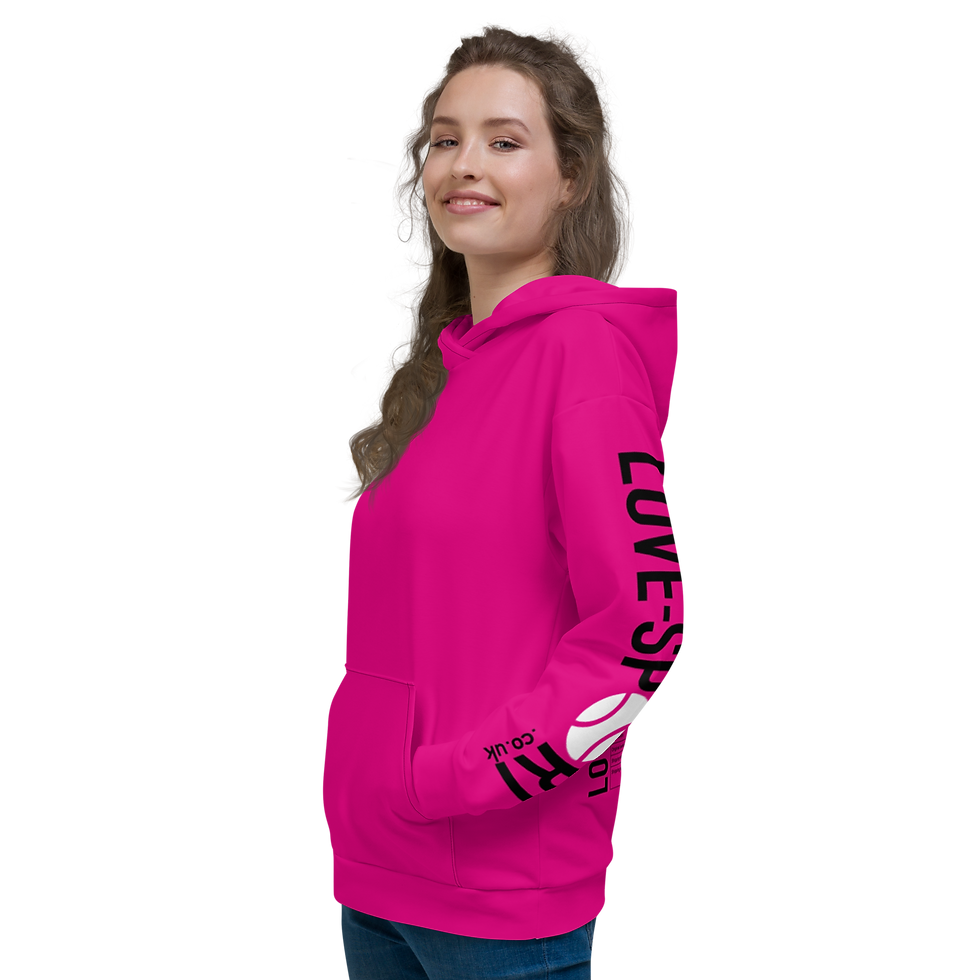 Thumbnail: LoveSport Unisex Hoodie - Product information, PINK