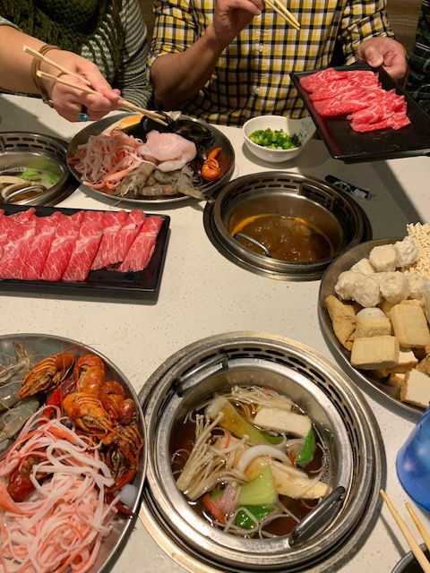 Korean Hot Pot...Great Way to Eat Out with Friends