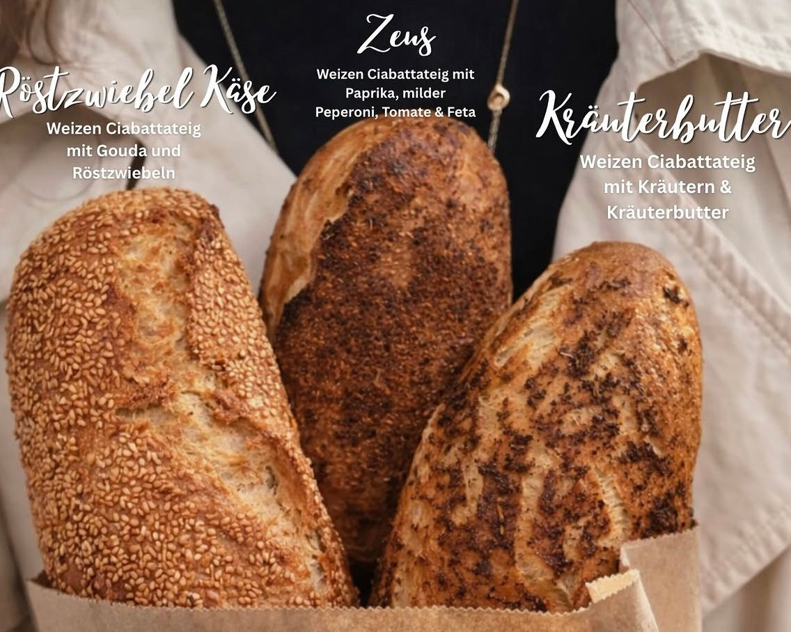 Röstzwiebel Käse Ciabattateig 350g