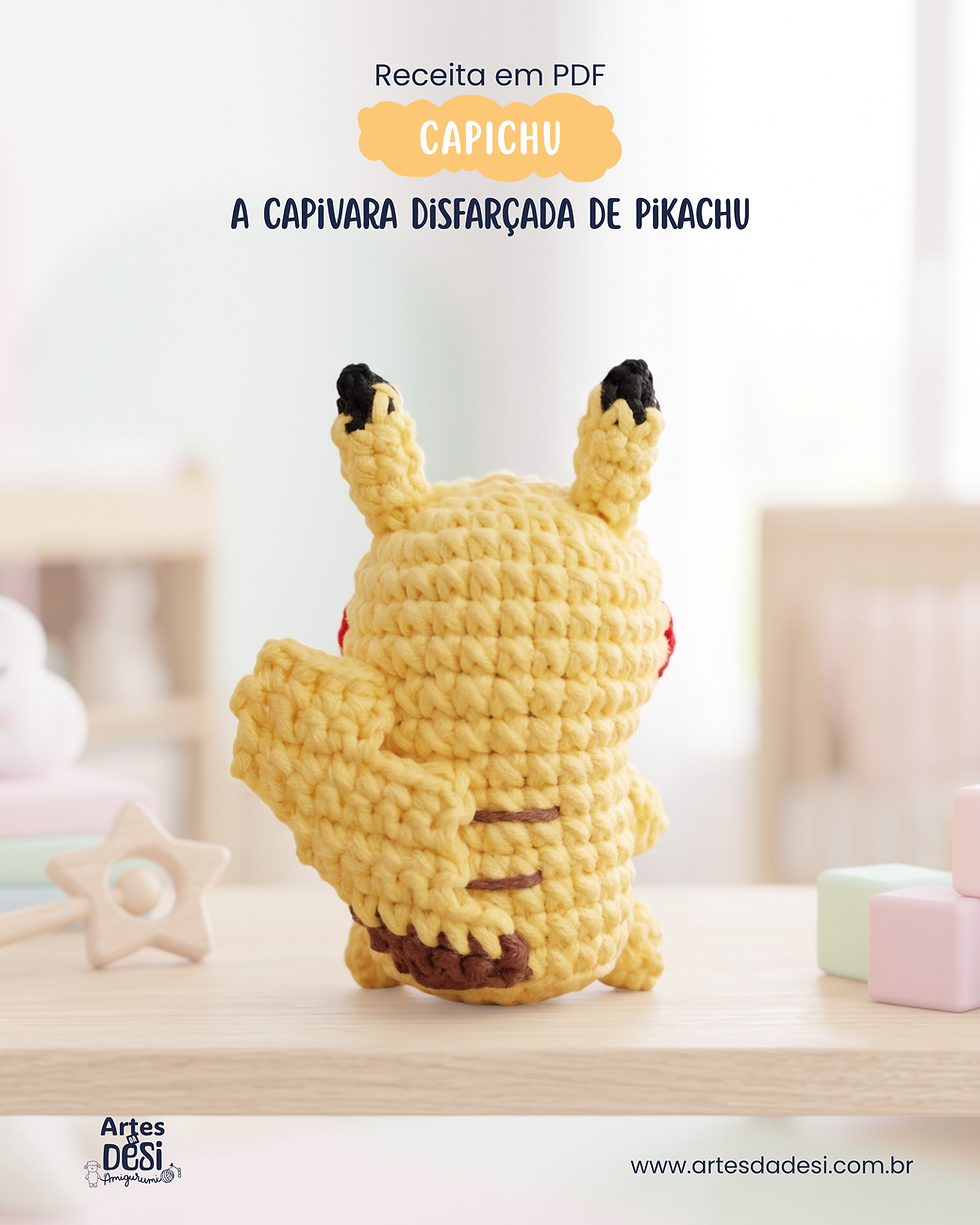 Miniatura: Receita em PDF - Capichu - A capivara disfarçada de Pikachu
