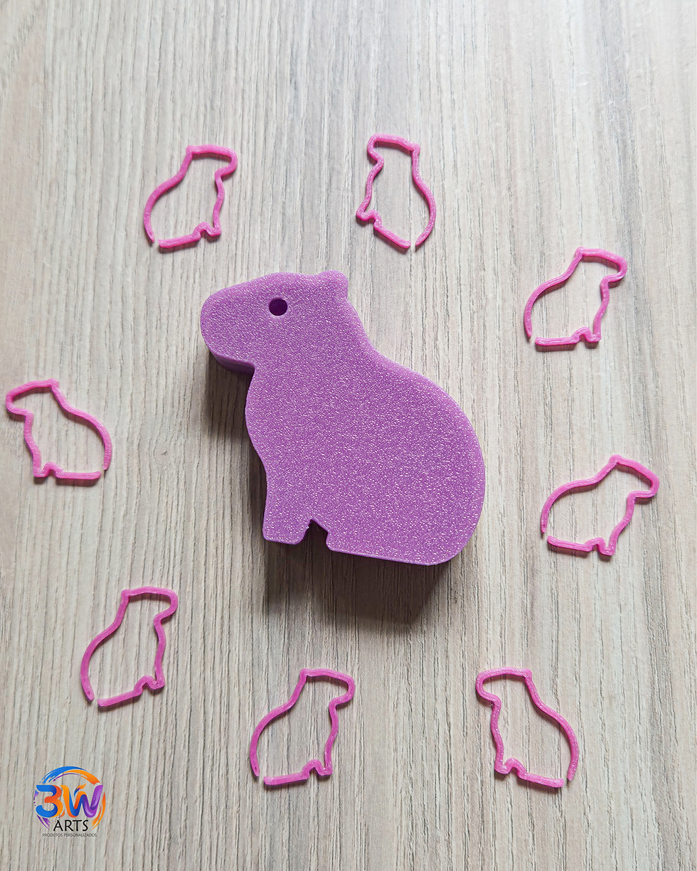 Miniatura: Kit Marcadores de Pontos Capivara + Caixinha Organizadora