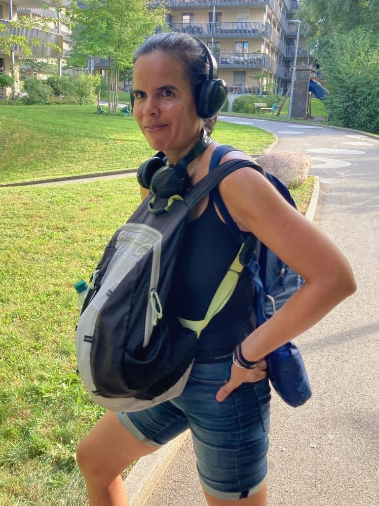 Jeanne Rasata, Vorstandsmitglied und Organisatorin der Quartierstrassenführung