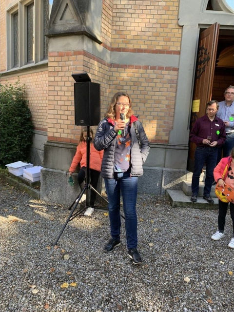 Grusswort von Esther Pfister vom Vorstand des Quartiervereins Wiedikon