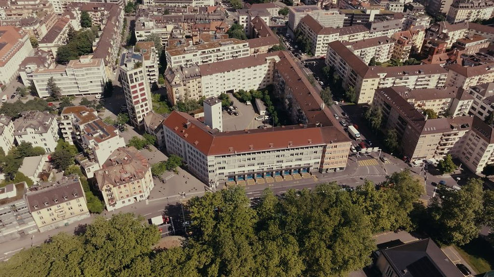 Brandwache Süd an der Manessestrasse gegenüber Sihlhölzli