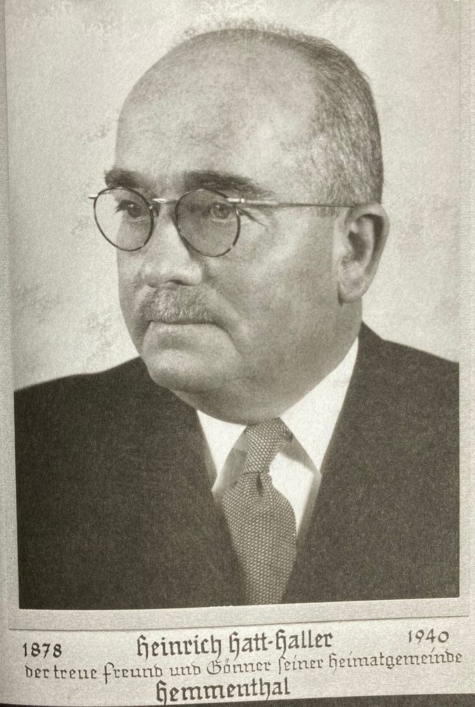 Heinrich Hatt-Haller, Gründer der Baugenossenschaft Wiedikon und bedeutender Zürcher Bauunternehmer