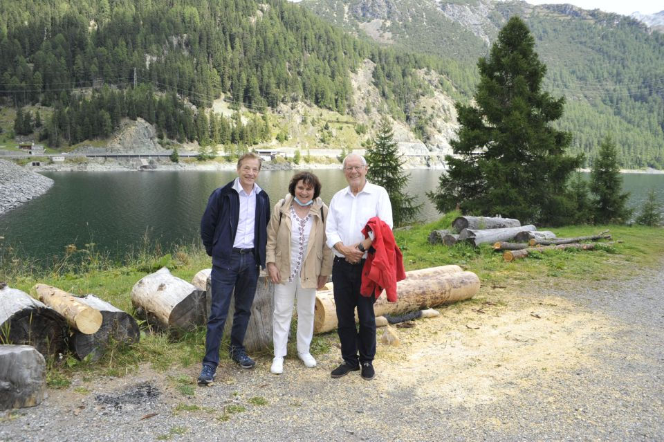 Vorstandsmitglieder des Quartiervereins (v.l.): Andreas Wäfler, Doris Egli, Urs Rauber (Bilder: Heinz Schluep)