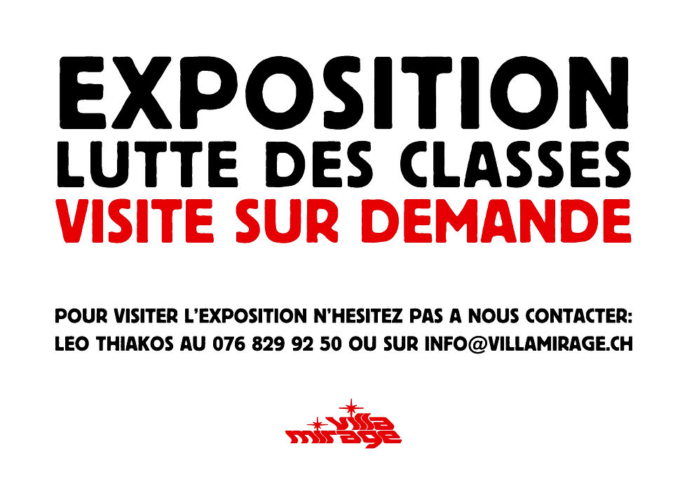 Exposition Leo Thiakos - Lutte des classes