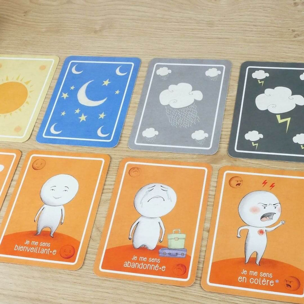 Miniature : Des cartes du jeu Le langage des émotions