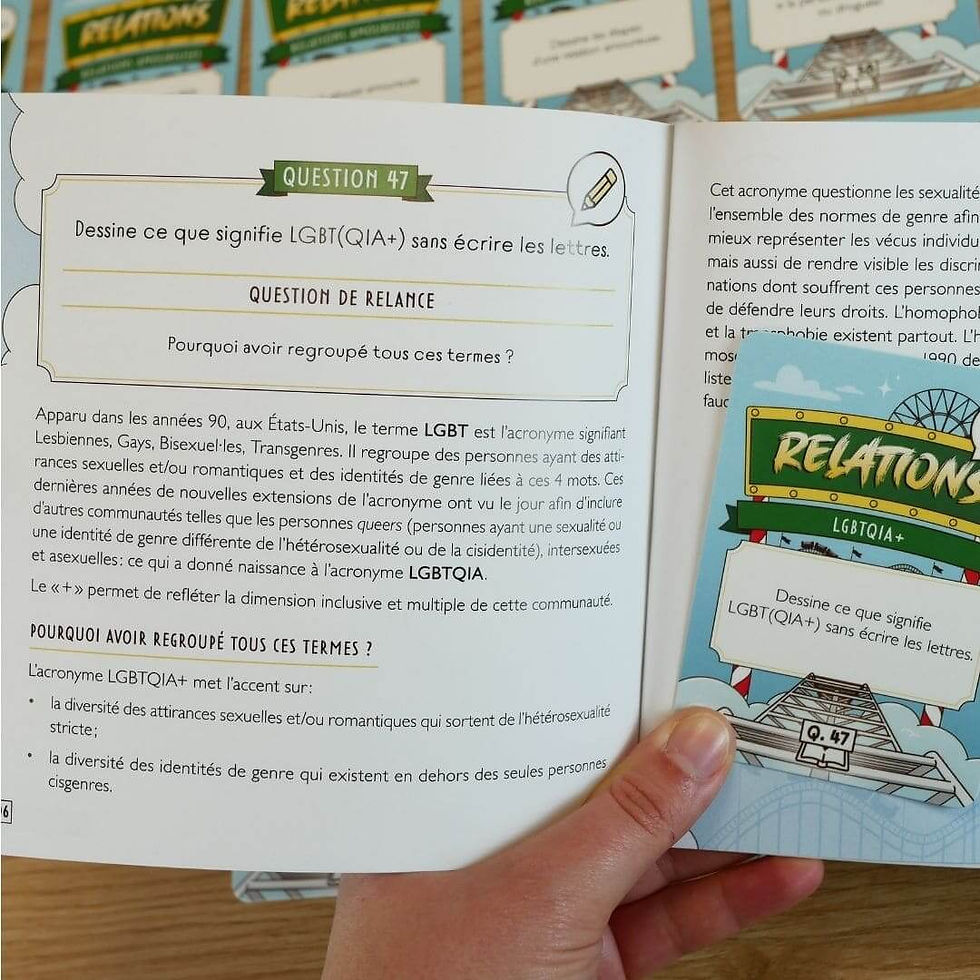 Miniature : La notice du jeu Love, Sex & Fun
