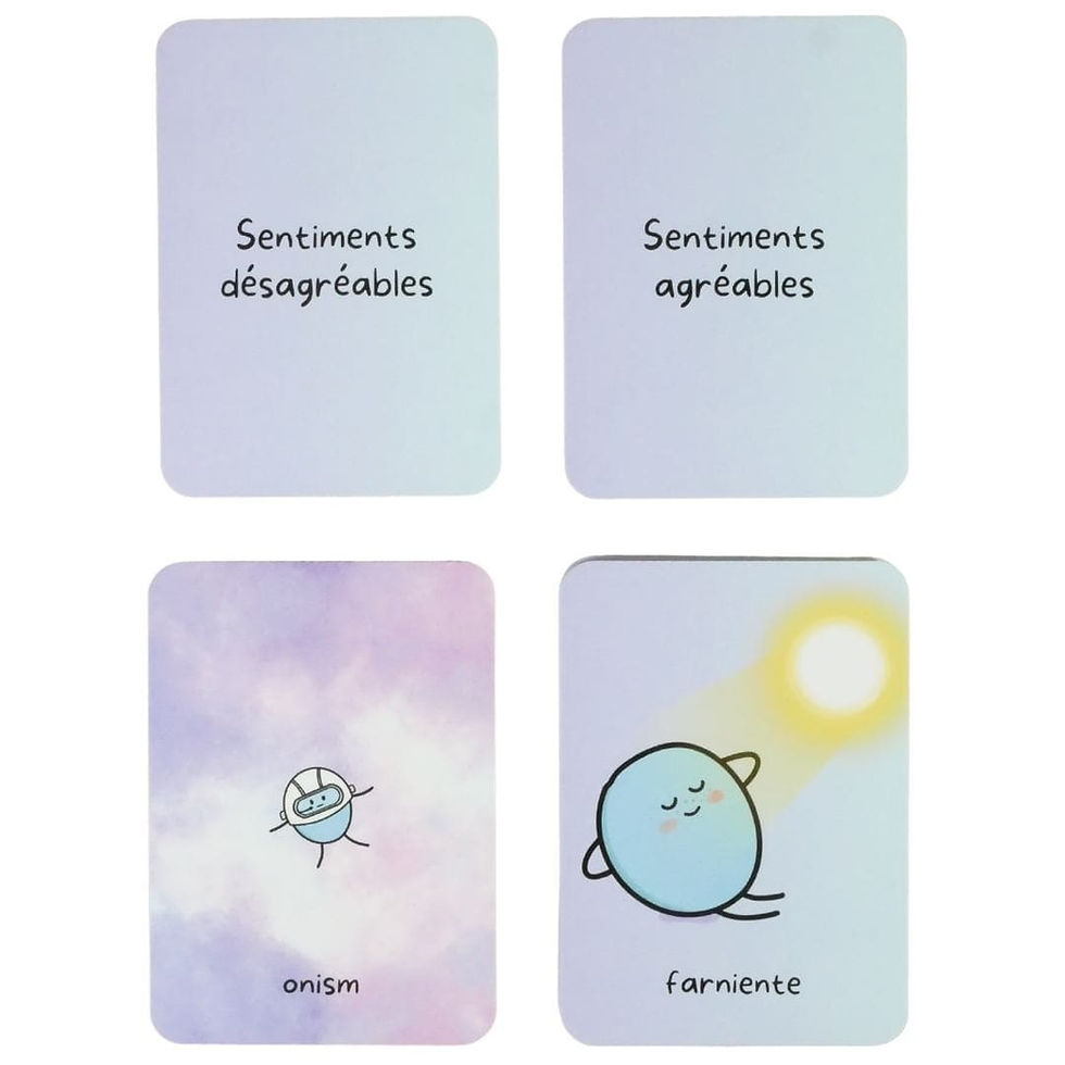 Les éléments du jeu Les sentiments du monde