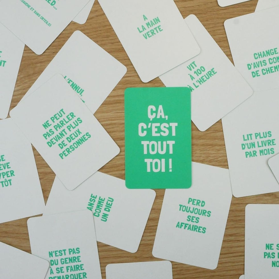 Miniature : Des cartes du jeu Mon petit bac