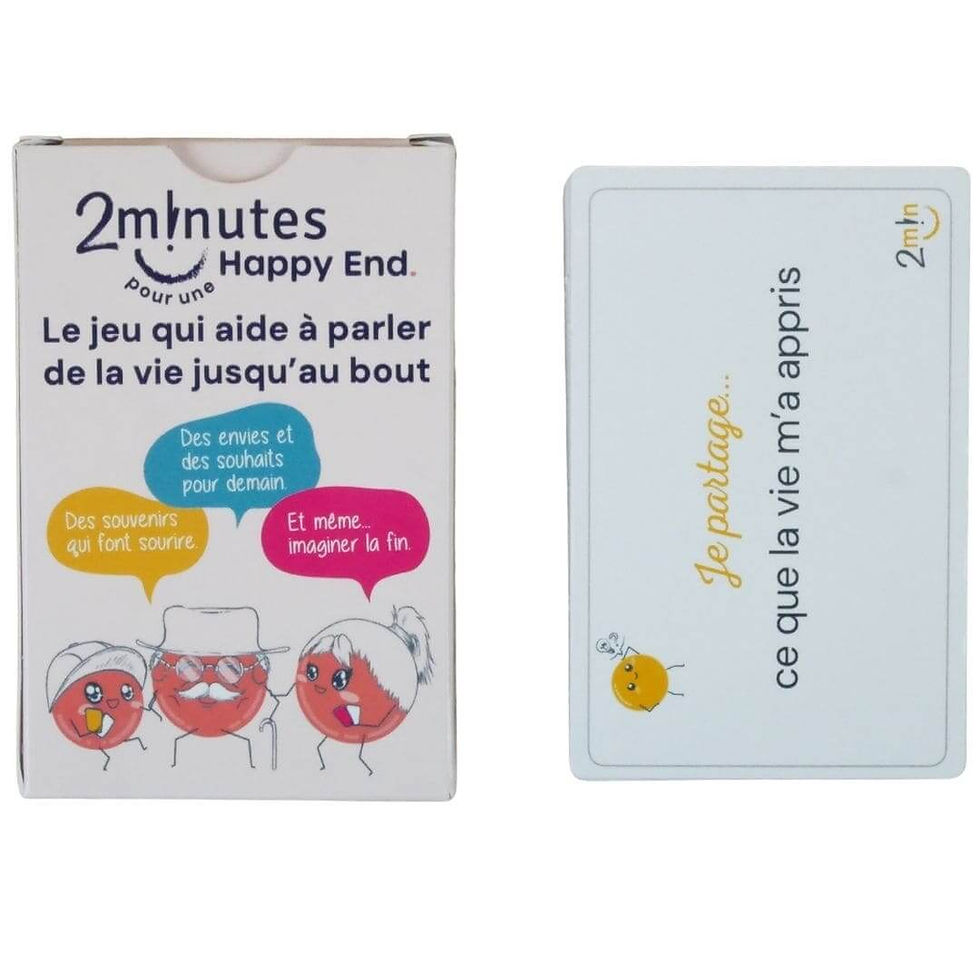 Les éléments du jeu 2 minutes pour une happy end