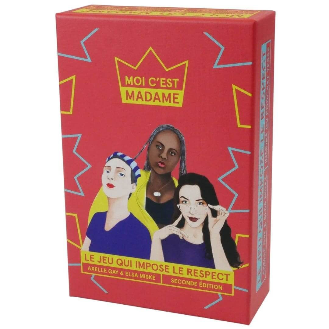 La boite du jeu Moi c'est madame sur le sexisme