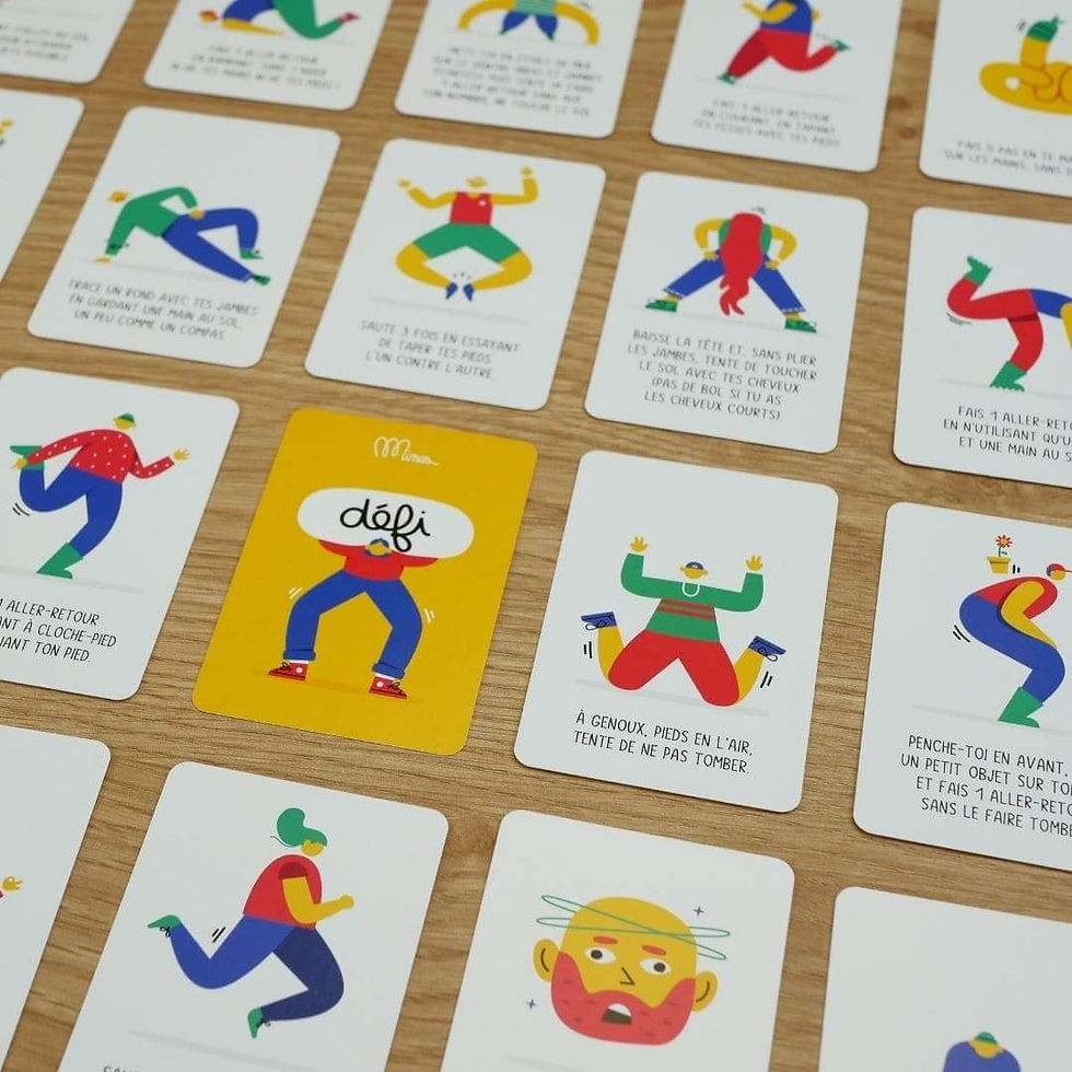 Miniature : Des cartes du jeu Move it !